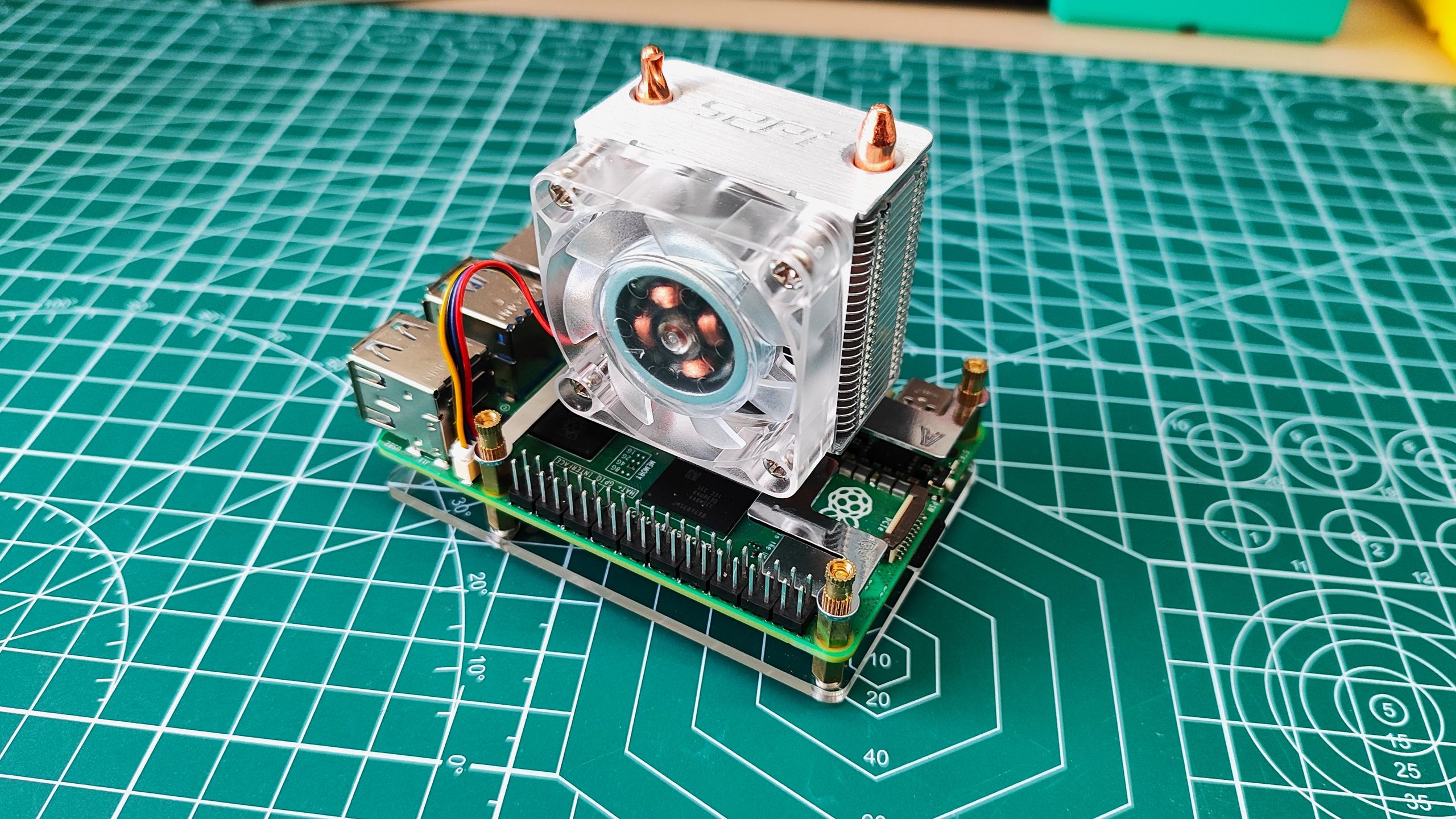 52-PI Ice-Tower Cooler For Raspberry Pi 5