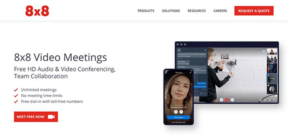 8X8 Video Meetings