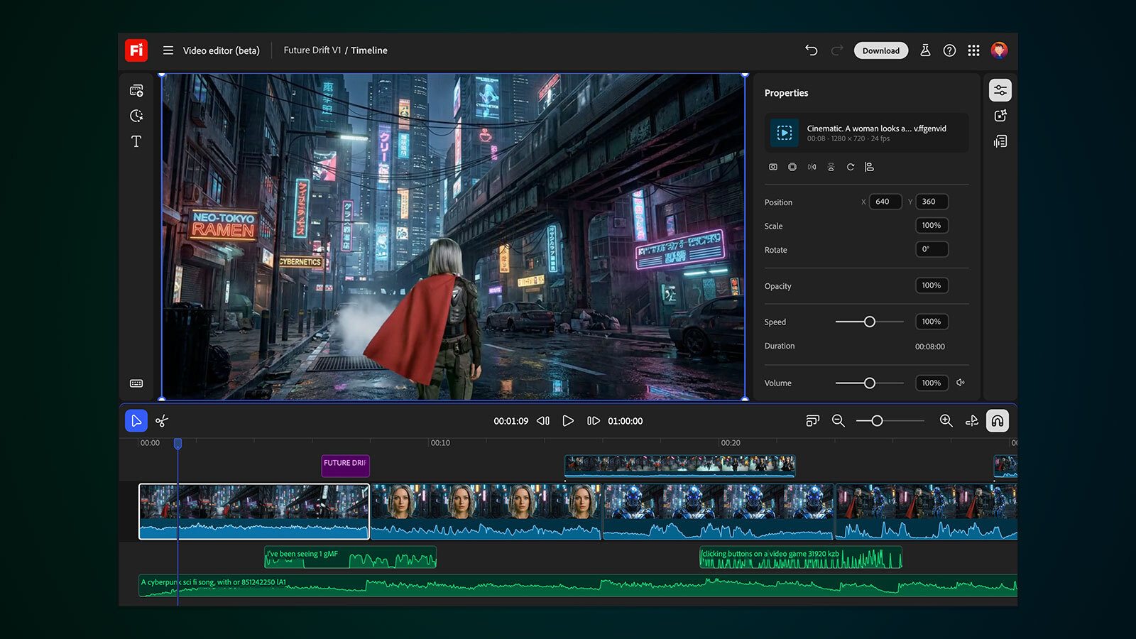 Adobe Firefly Video Tools