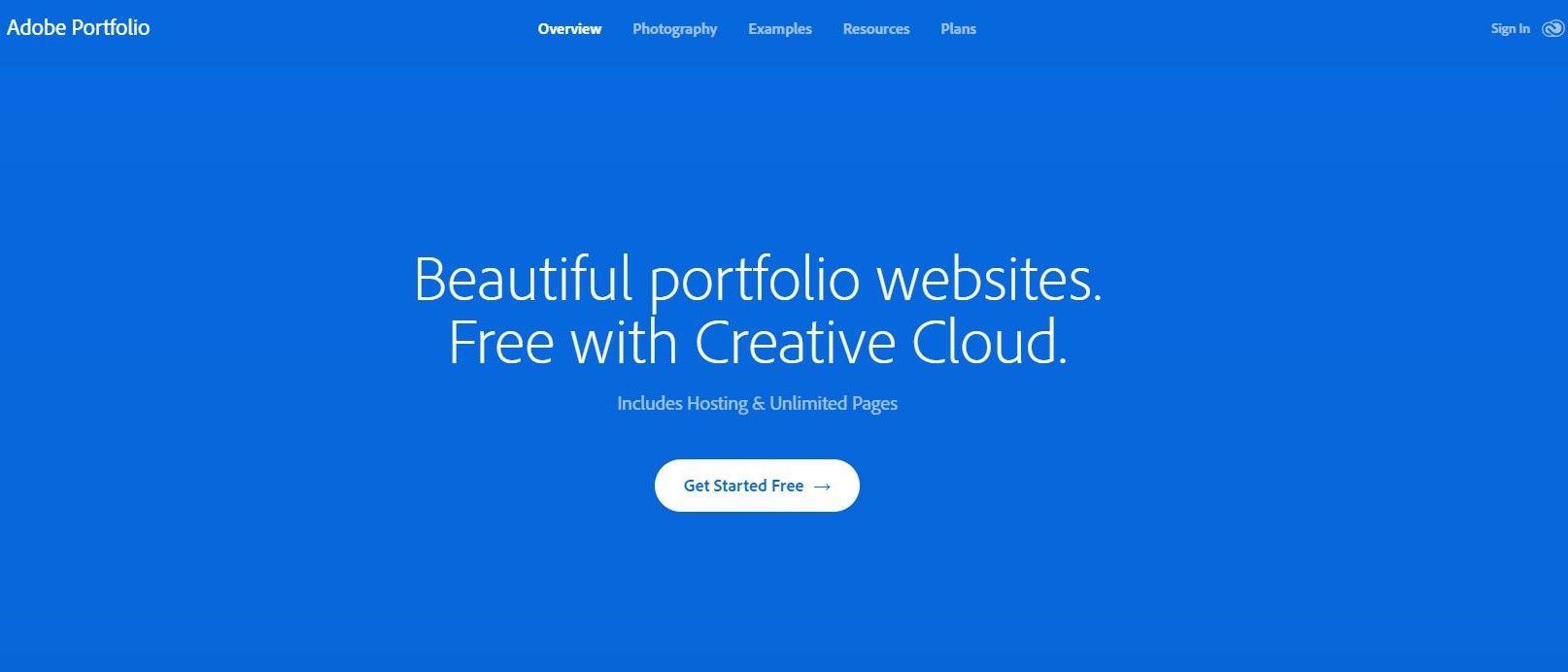 Adobe Portfolio