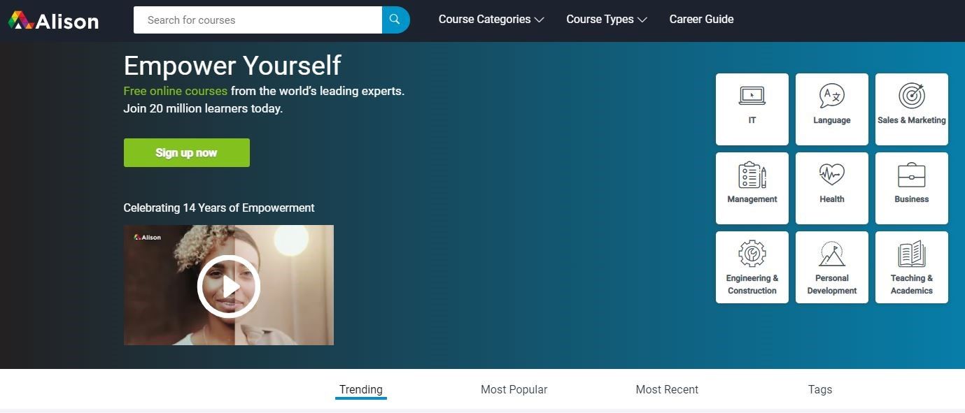 Alison Learning Platform
