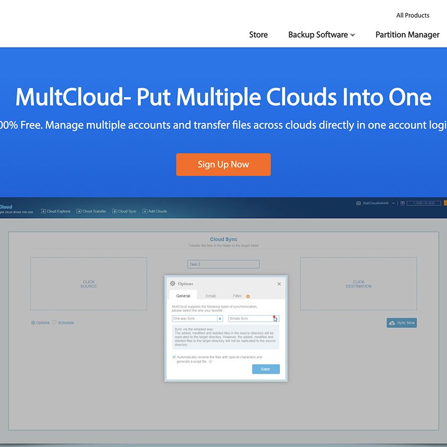 Aomei Multcloud