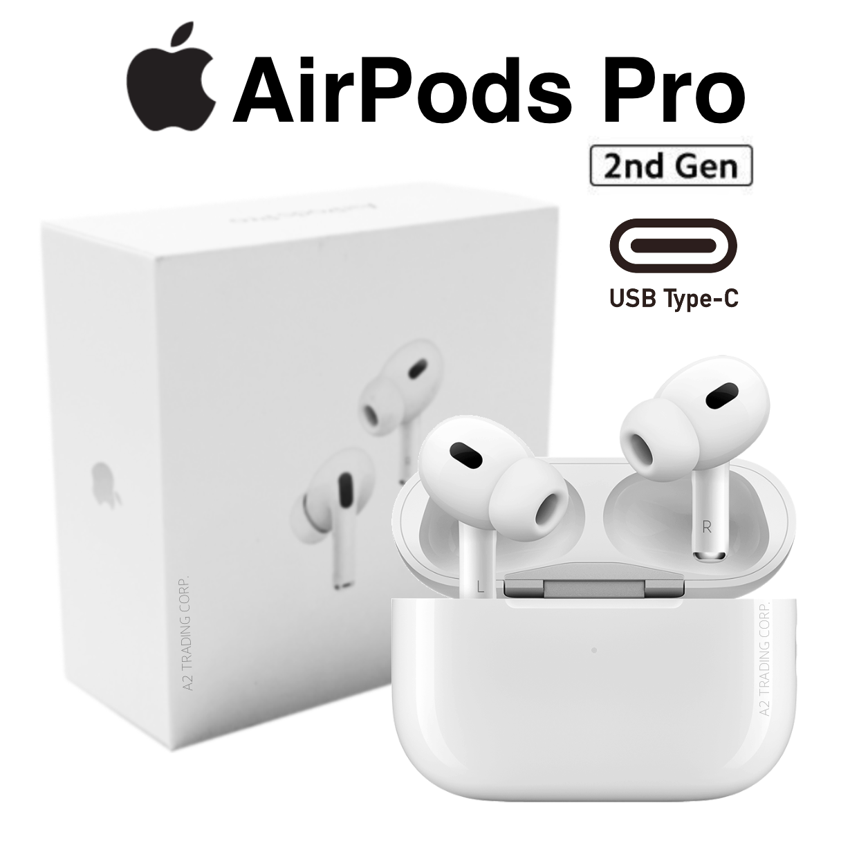 Apple AirPods Pro 2 2Nd Gen With Usb-C