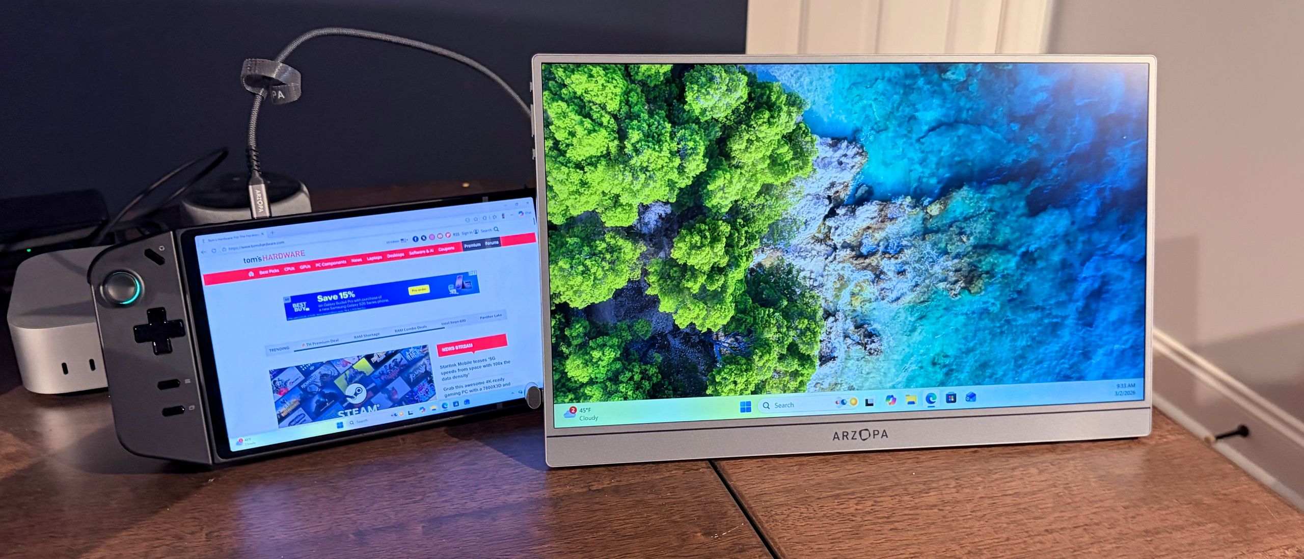 Arzopa Z3FC 16.1-inch portable monitor