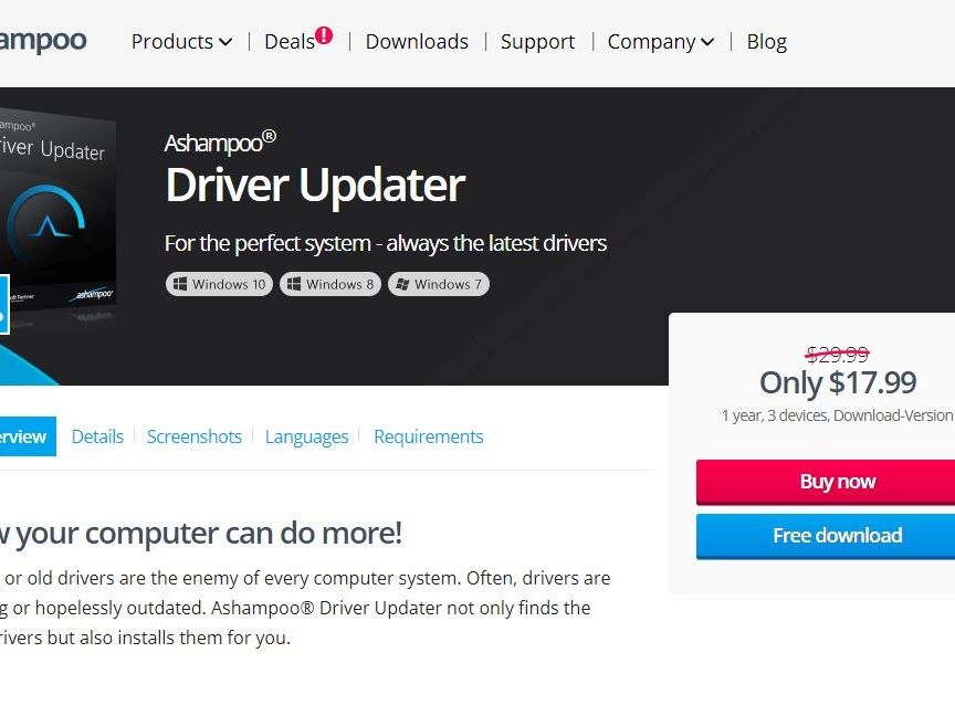 Ashampoo Driver Updater