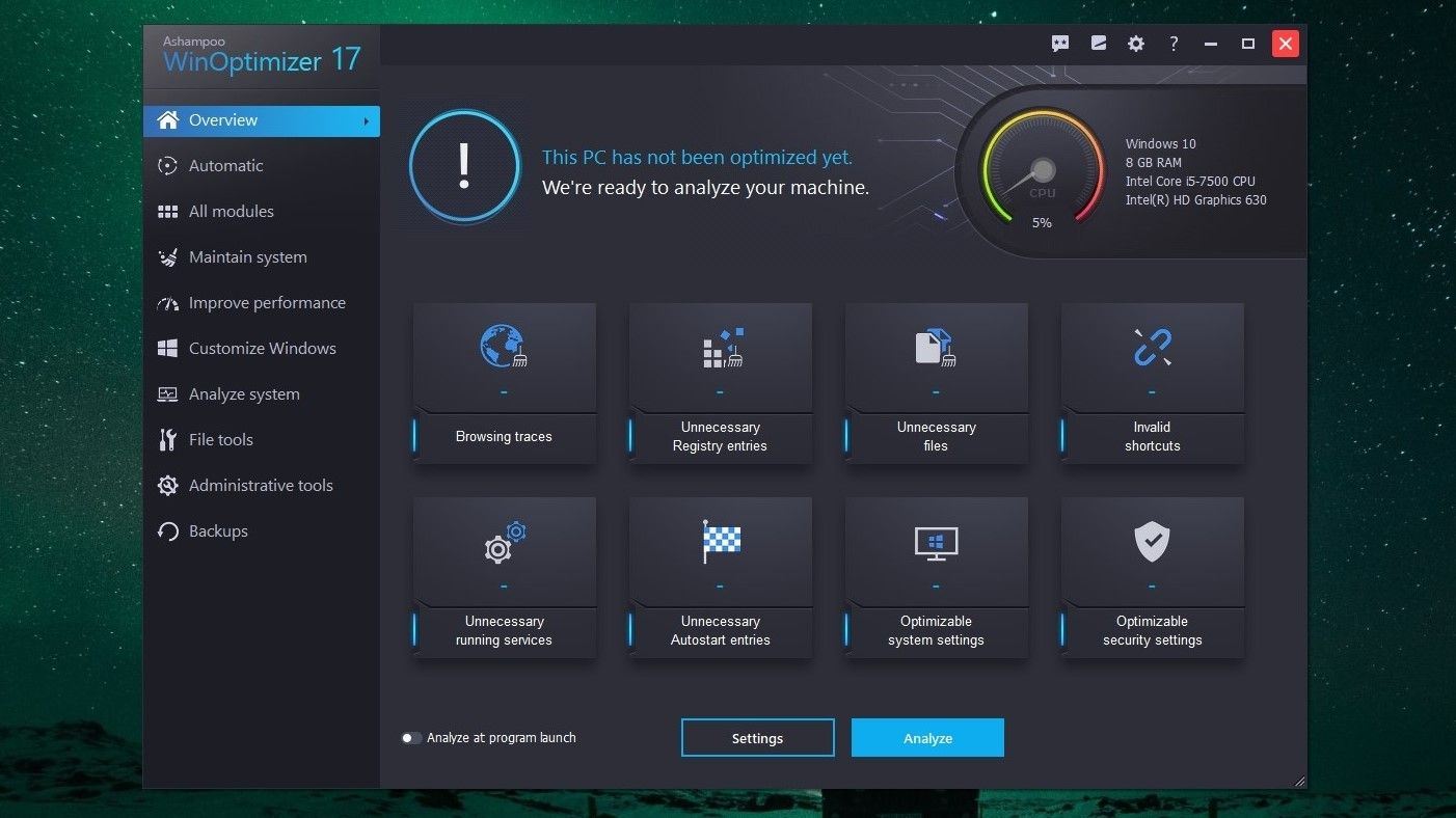 Ashampoo WinOptimizer 17