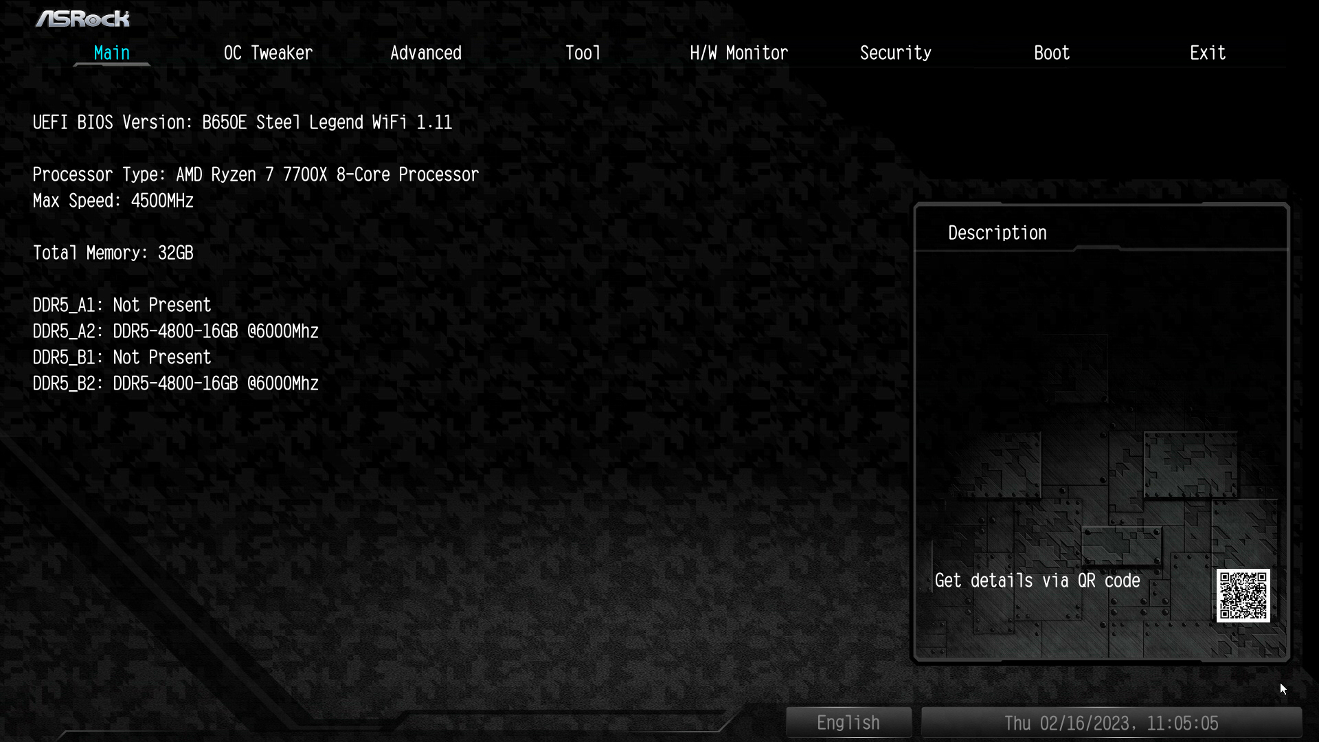 Asrock B650E Steel Legend Wi-Fi