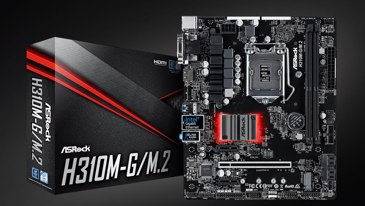 ASRock H310M-G/M.2 Motherboard