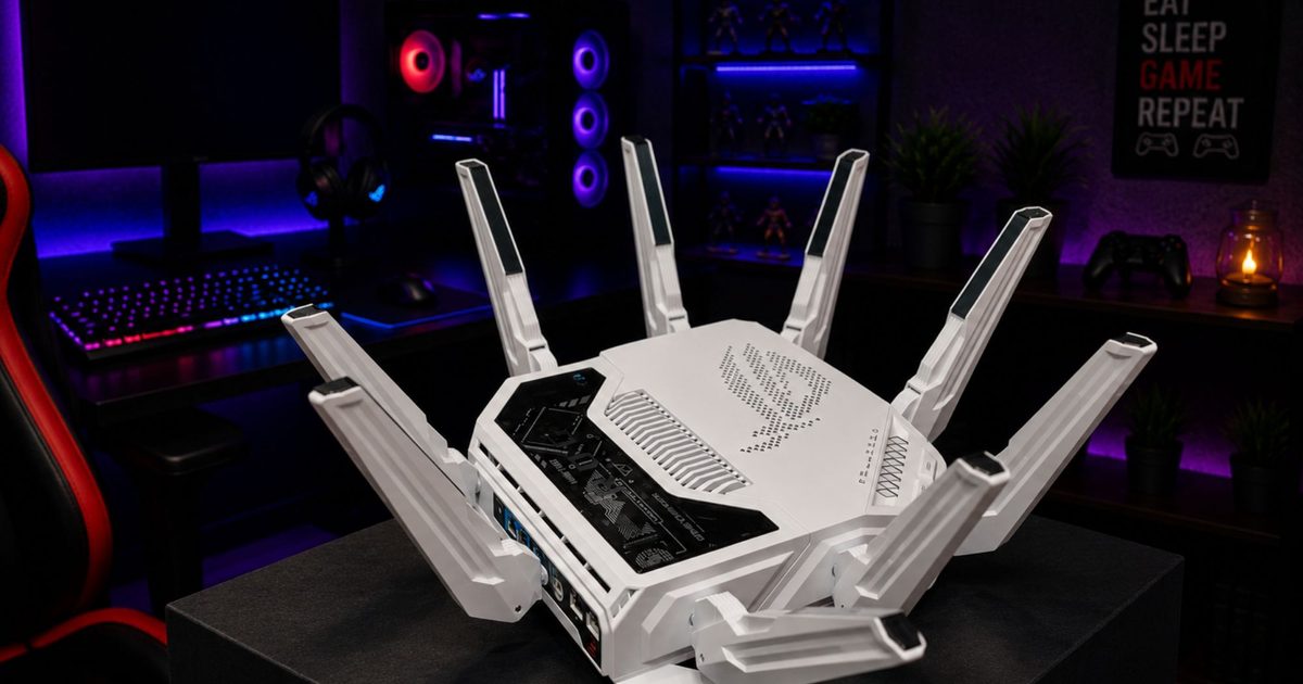 Asus ROG Rapture GT-BE19000AI Wi-Fi 7 gaming router