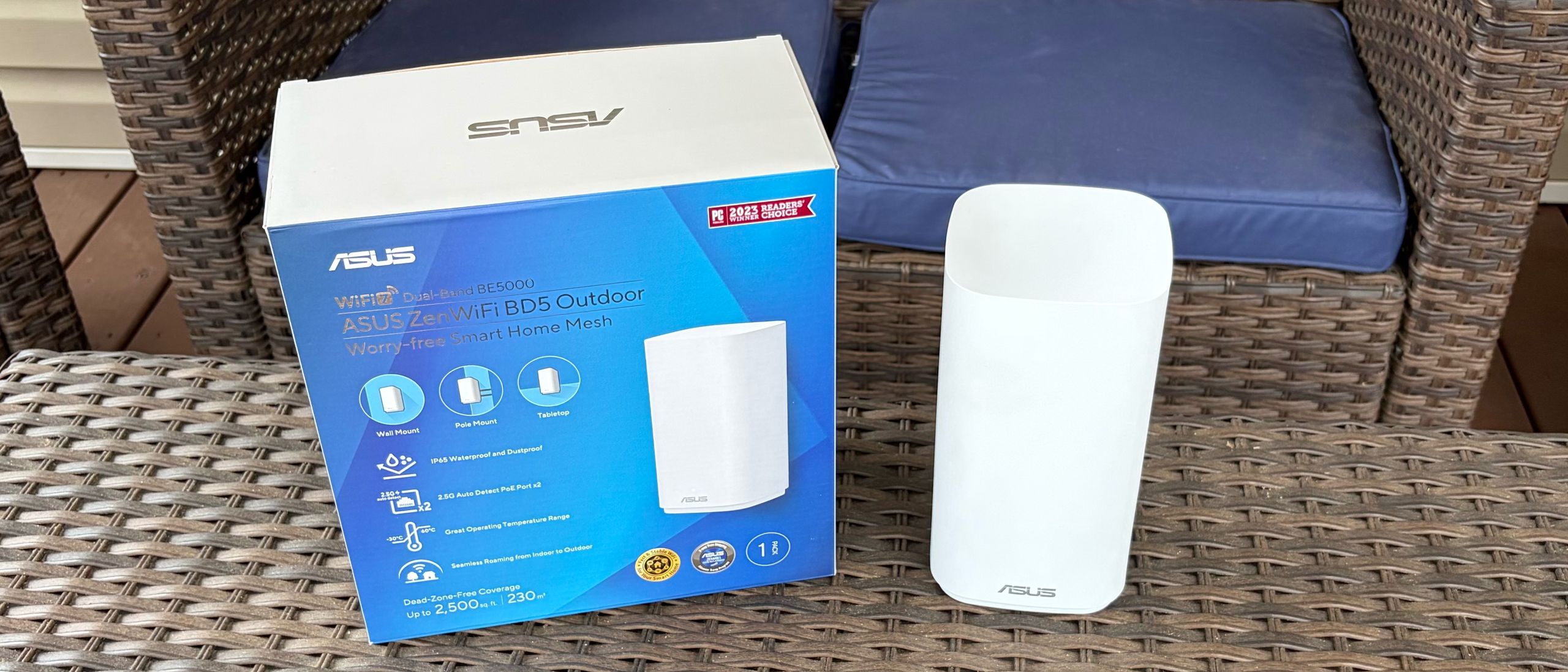 Asus ZenWiFi BD5 Outdoor Wi-Fi 7 extender