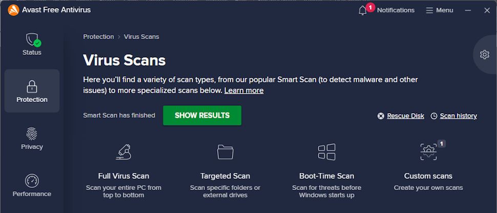 Avast Free Antivirus