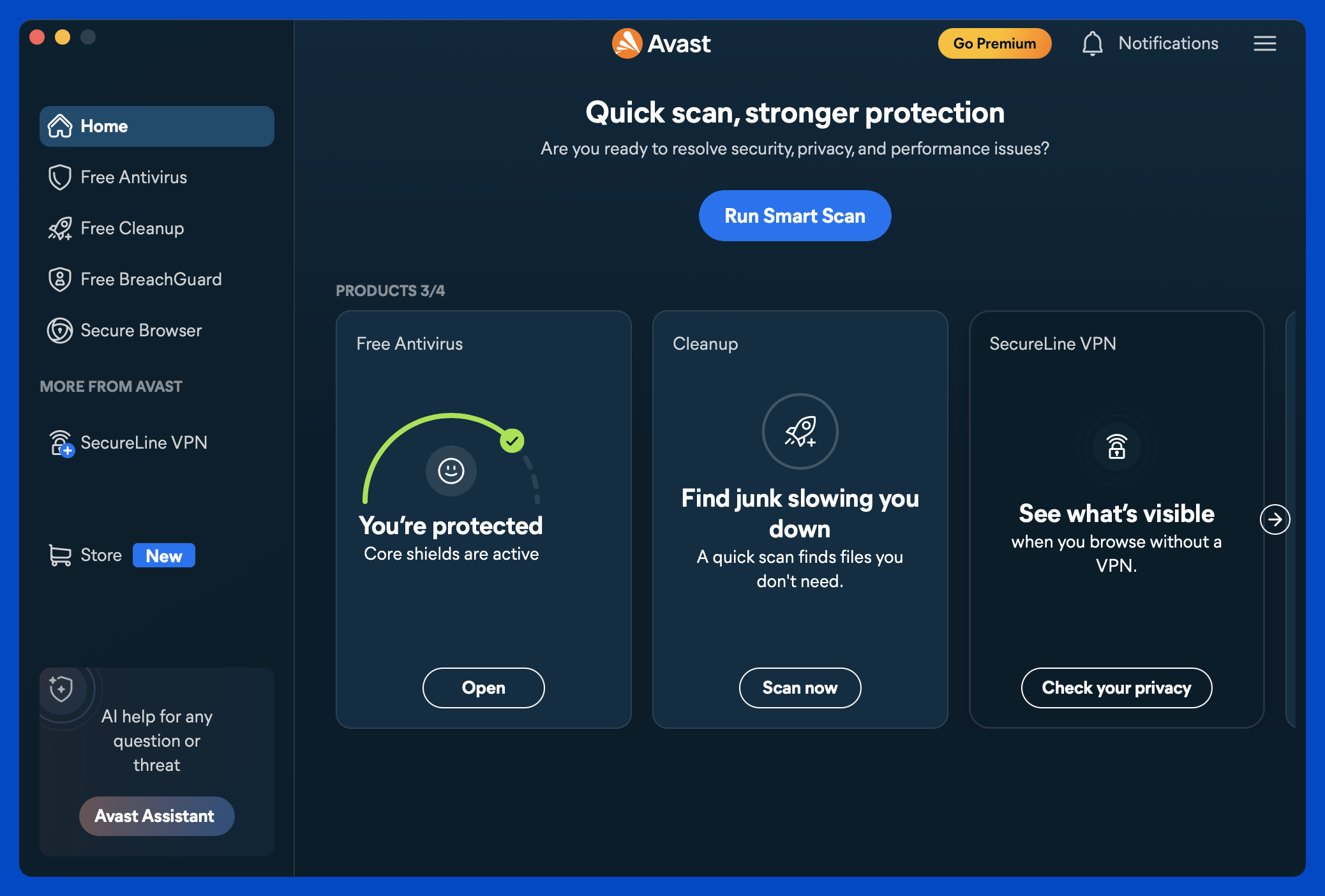 Avast One Free for Mac