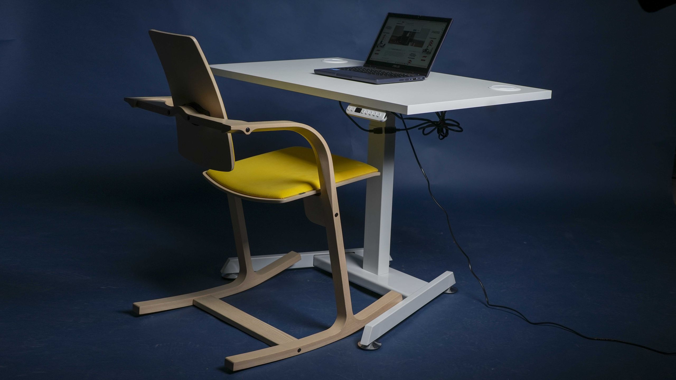 Back In Action Single Column Standing Desk