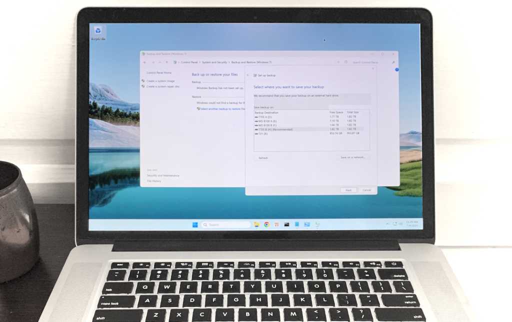 Backup And Restore Windows 7