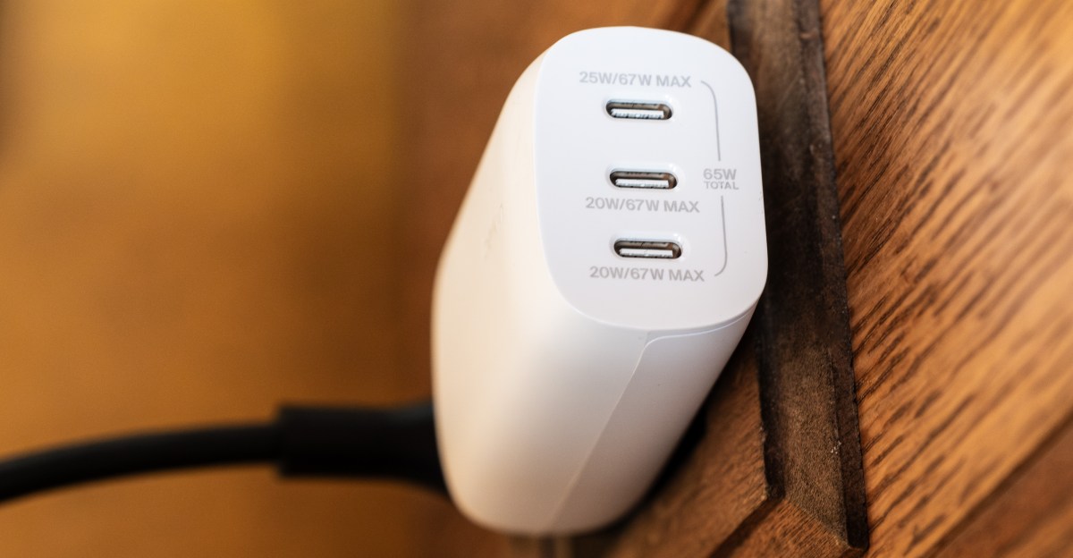 Belkin 67W three-port USB-C wall charger