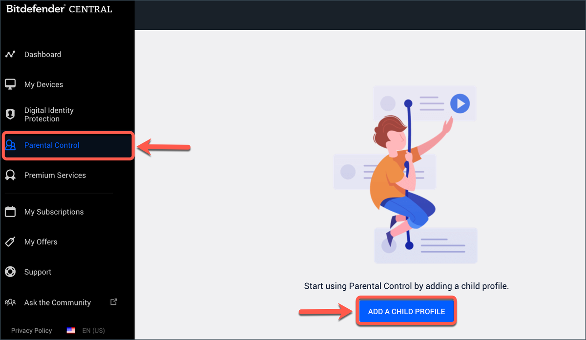 Bitdefender Parental Control