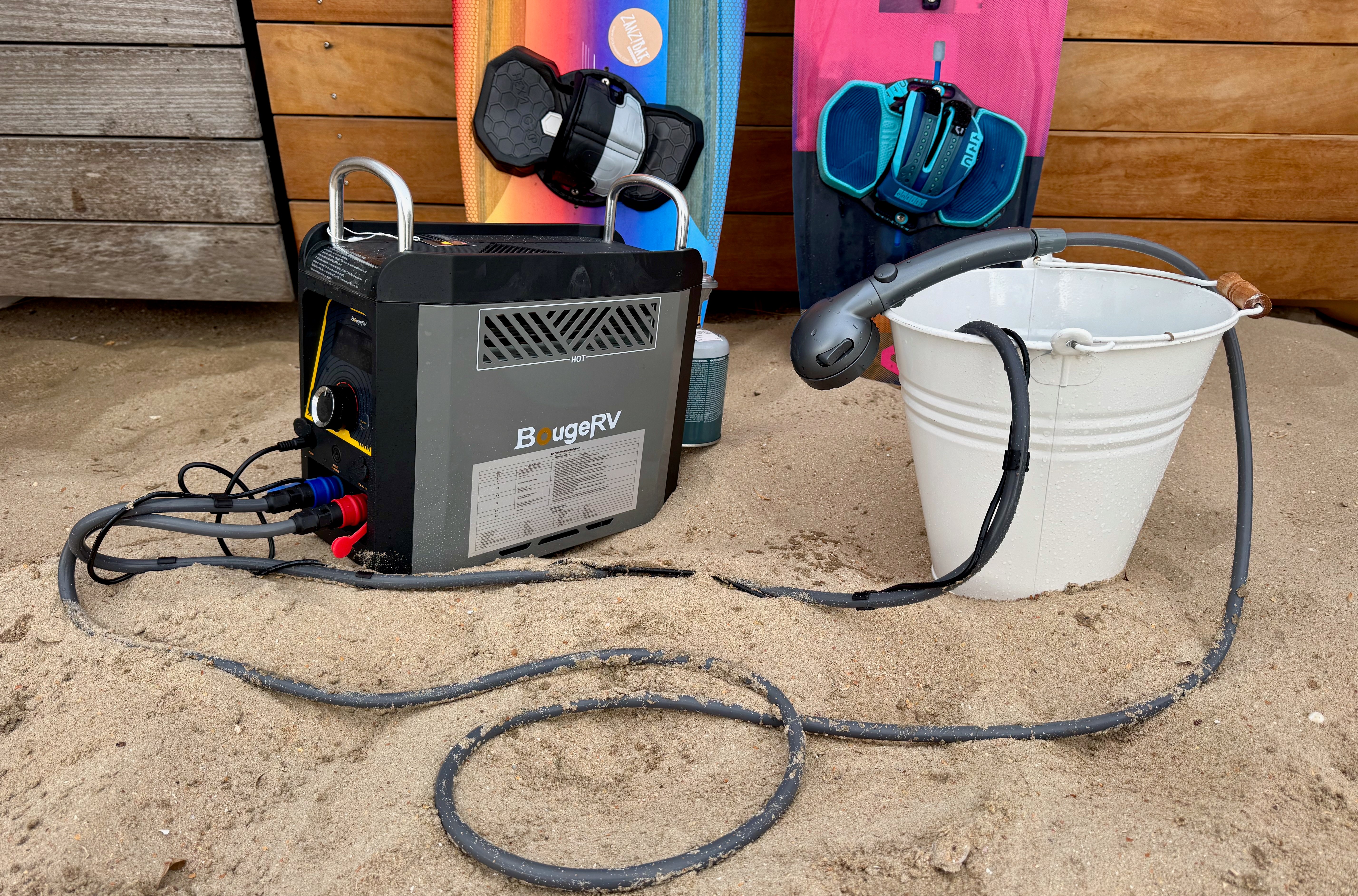 Bougerv Portable Propane Outdoor Camping Water Heater