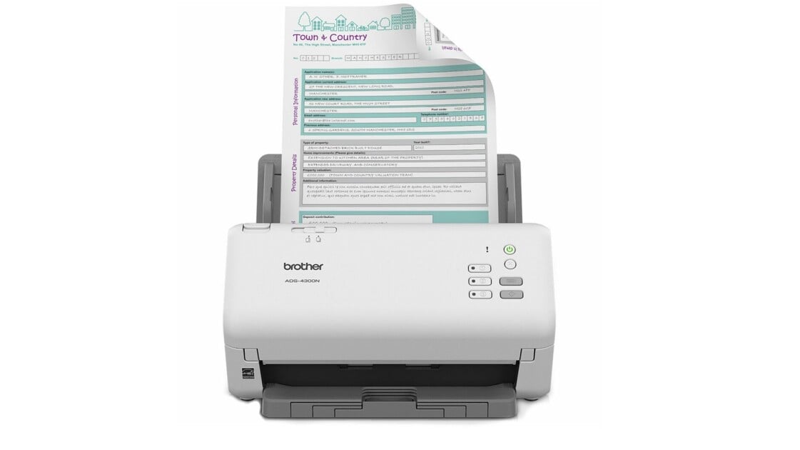 Brother ADS-4300N Professional Desktop Scanner