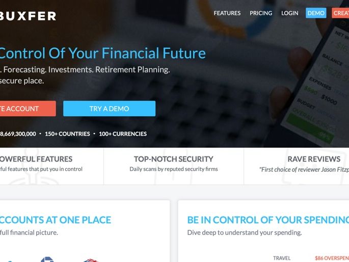 Buxfer Personal Finance