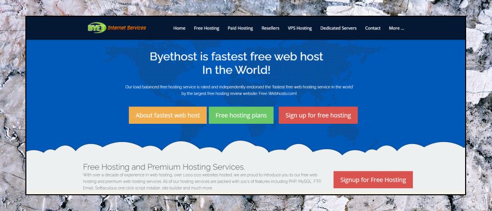 Byethost Free Webhosting