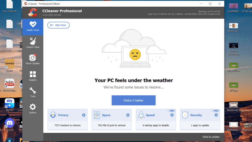 Piriform CCleaner Professional