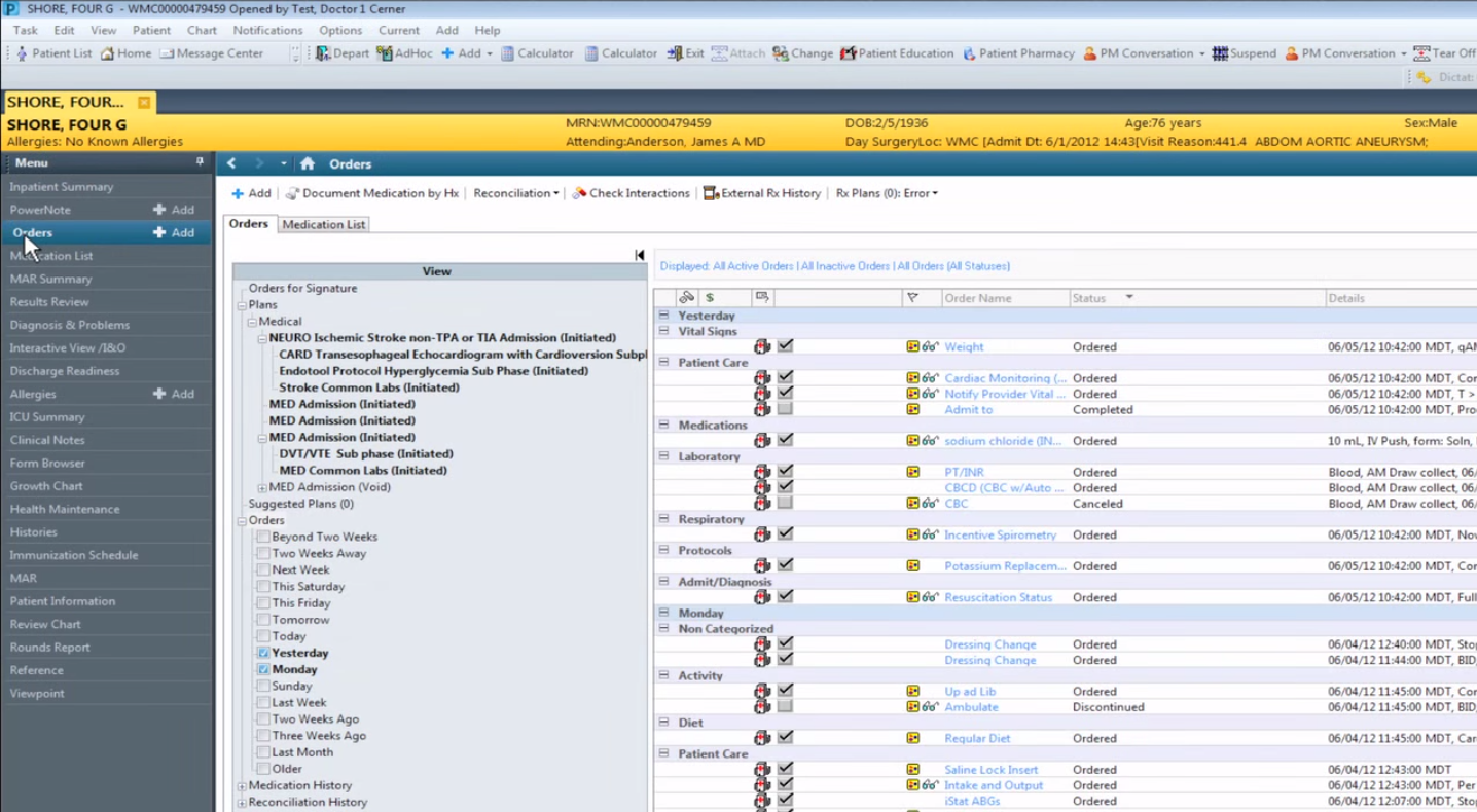 Cerner Powerchart Emr