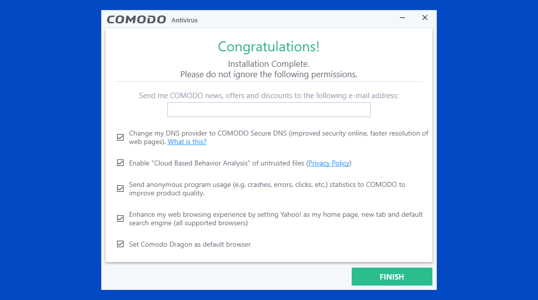 Comodo Free Antivirus