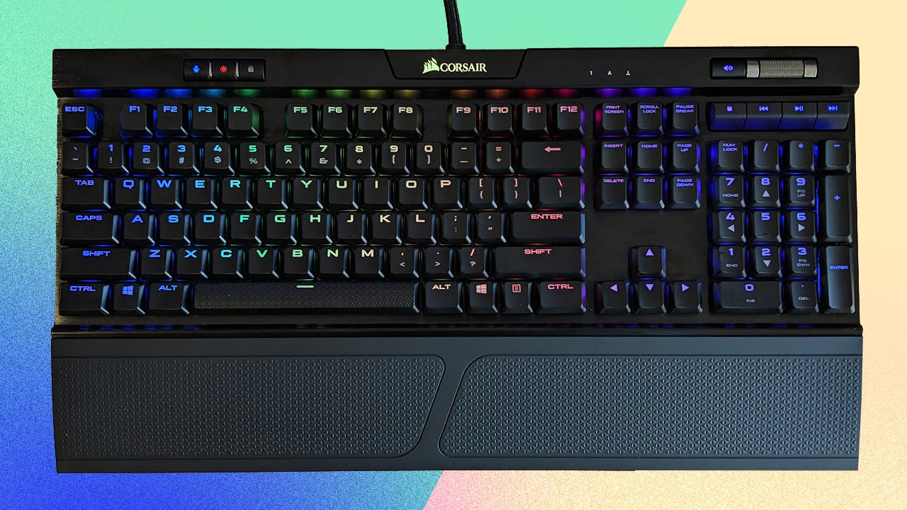 Corsair K70 RGB MK.2 Low Profile Gaming Keyboard