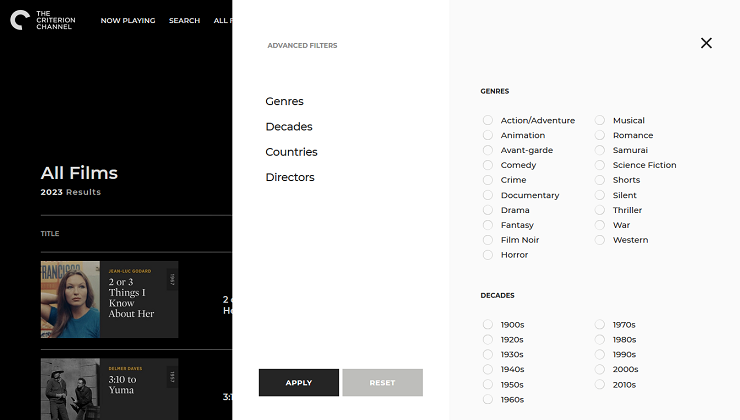 Criterion Channel