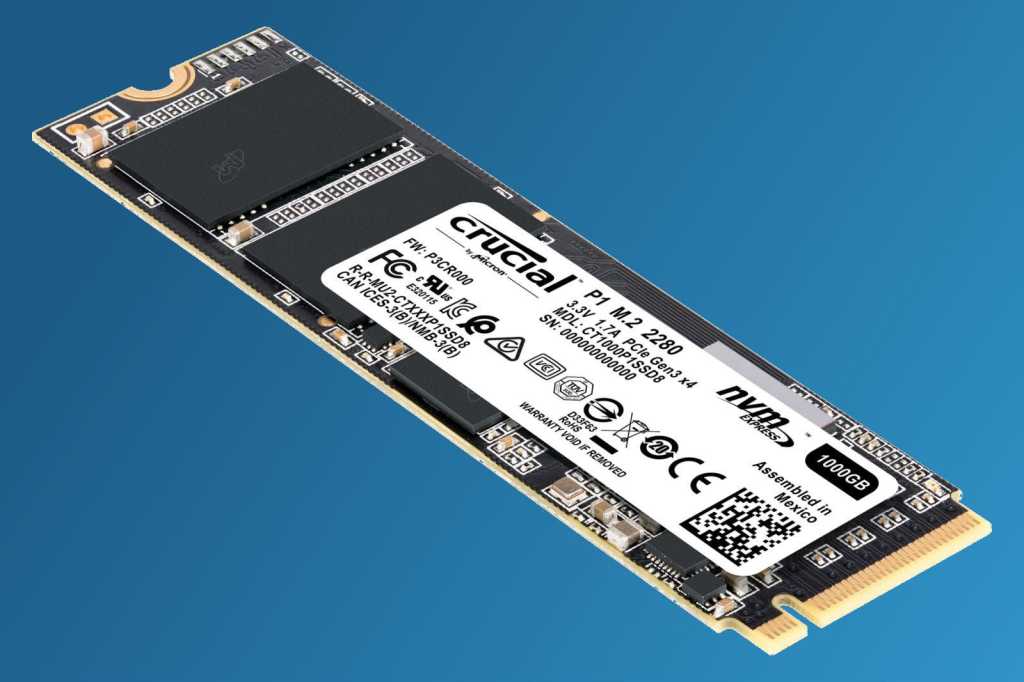 Crucial P1 NVMe SSD