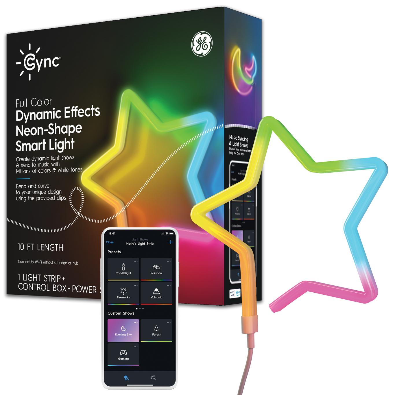 Cync Dynamic Effects Neon-Shape Smart Lights