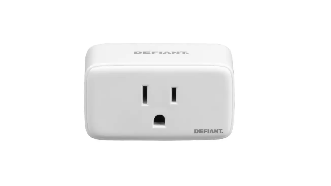 Defiant Smart Hubspace Wi-Fi Bluetooth Outdoor Plug