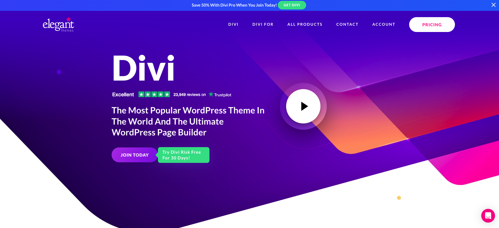 Divi AI website builder