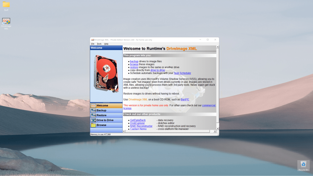 Driveimage Xml