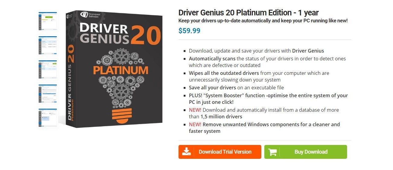 Driver Genius 20 Platinum
