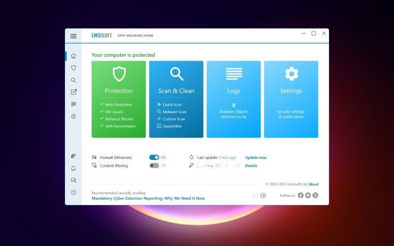 Emsisoft Anti-Malware Home