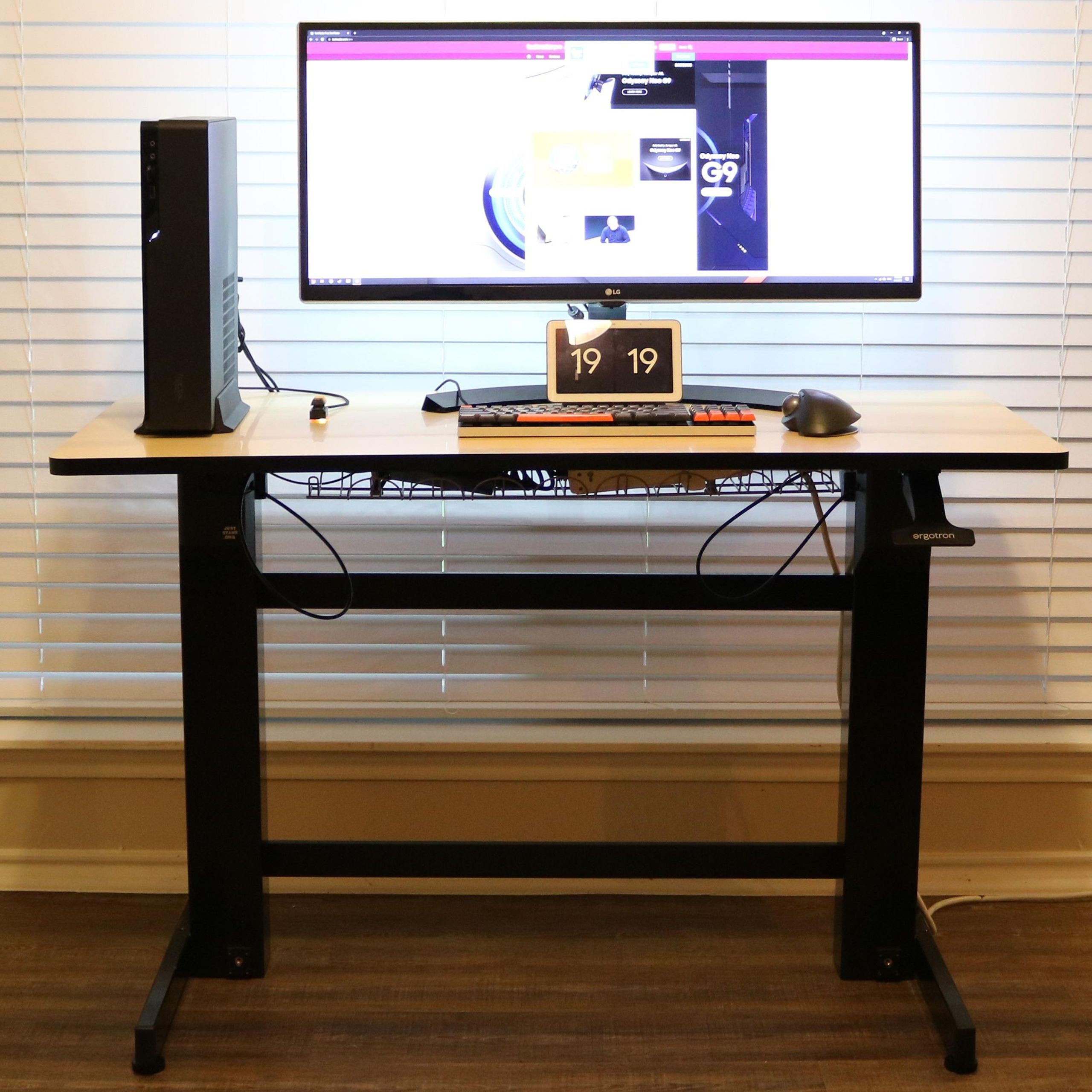 Ergotron WorkFit-D Sit-Stand Desk