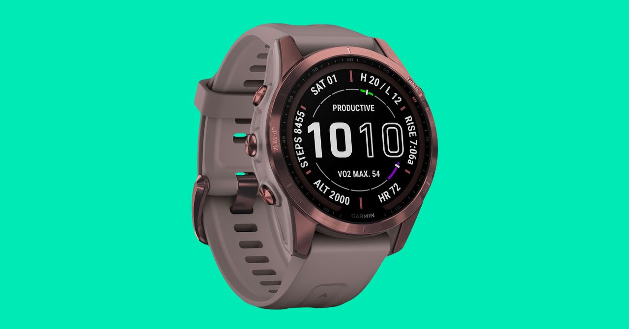 Garmin Fenix 7S Sapphire Solar