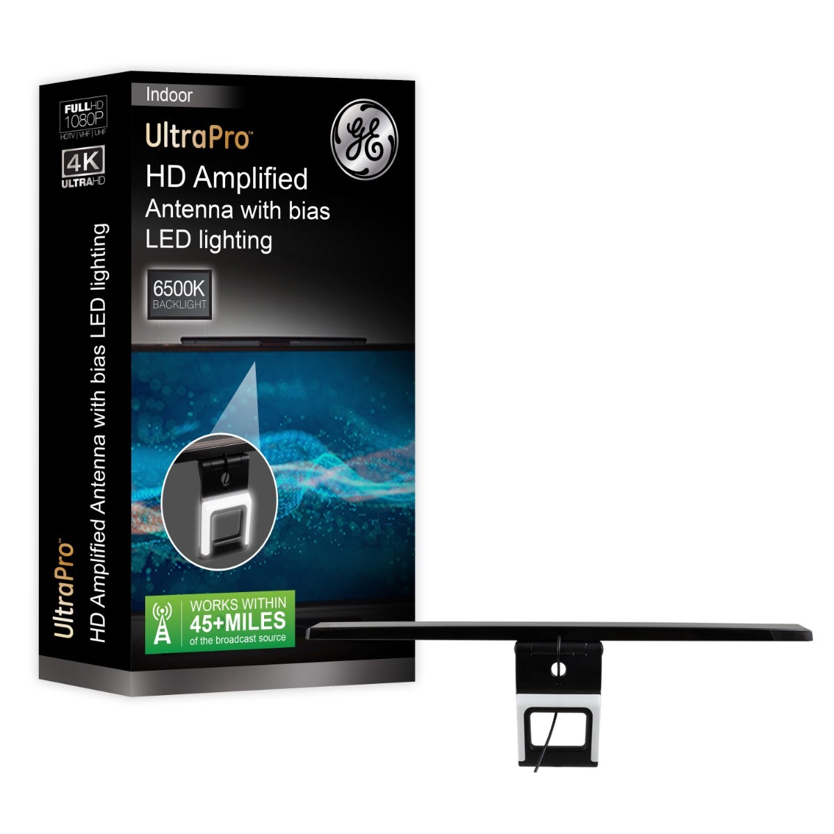 Ge Enlighten Hd Antenna With Bias LED Lighting