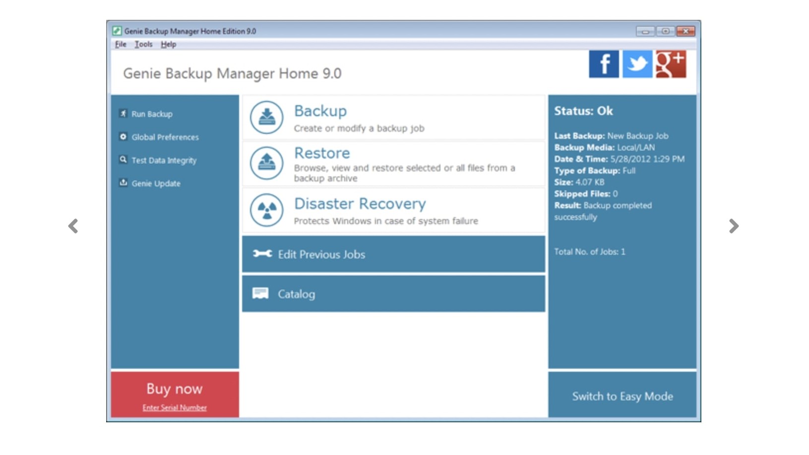 Genie Backup Manager