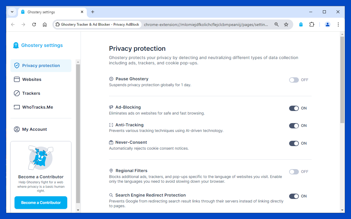 Ghostery Privacy Suite
