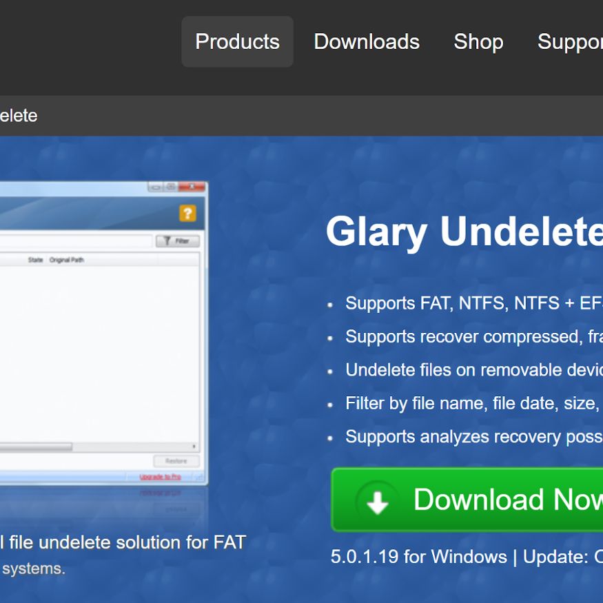Glary Undelete