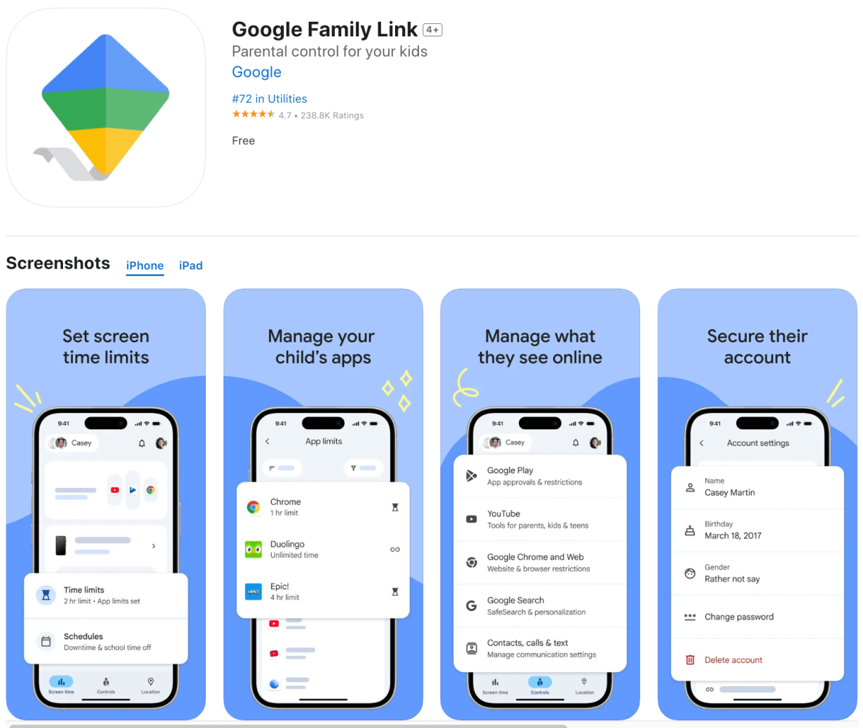 Google Family Link