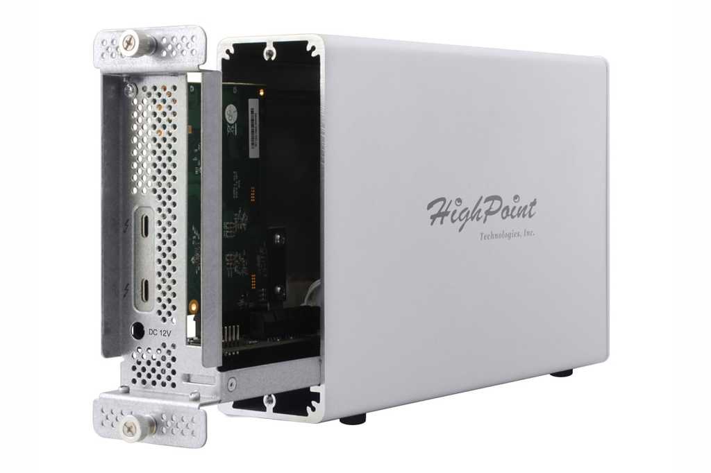 Highpoint Rocketstor 6661A Thunderbolt 3 Storage Enclosure