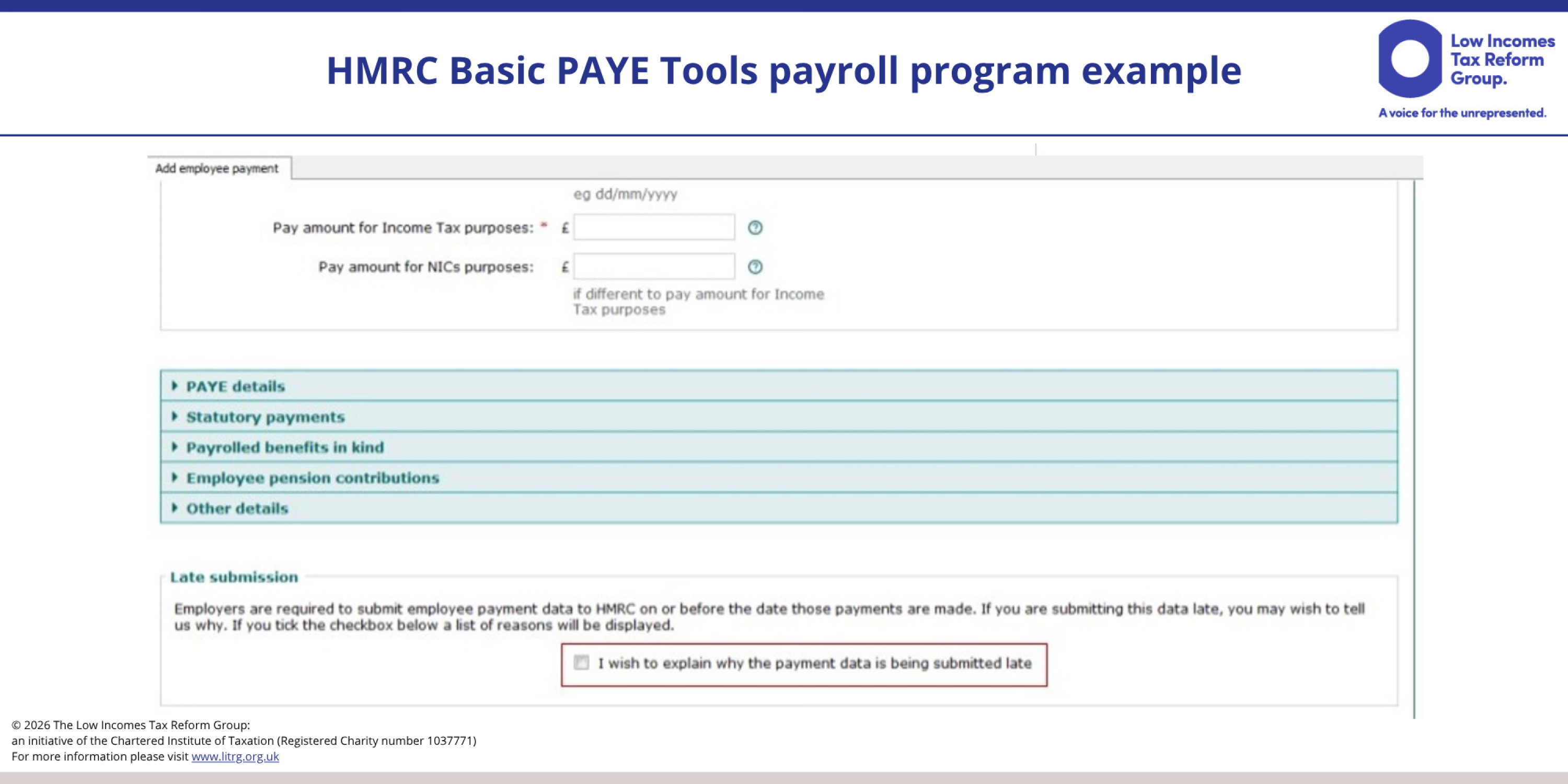 Hmrc Basic Paye Tools