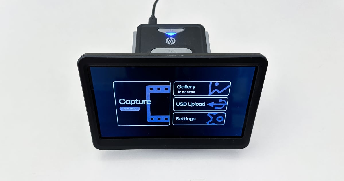 HP FilmScan 7-Inch Touch Screen Film Scanner