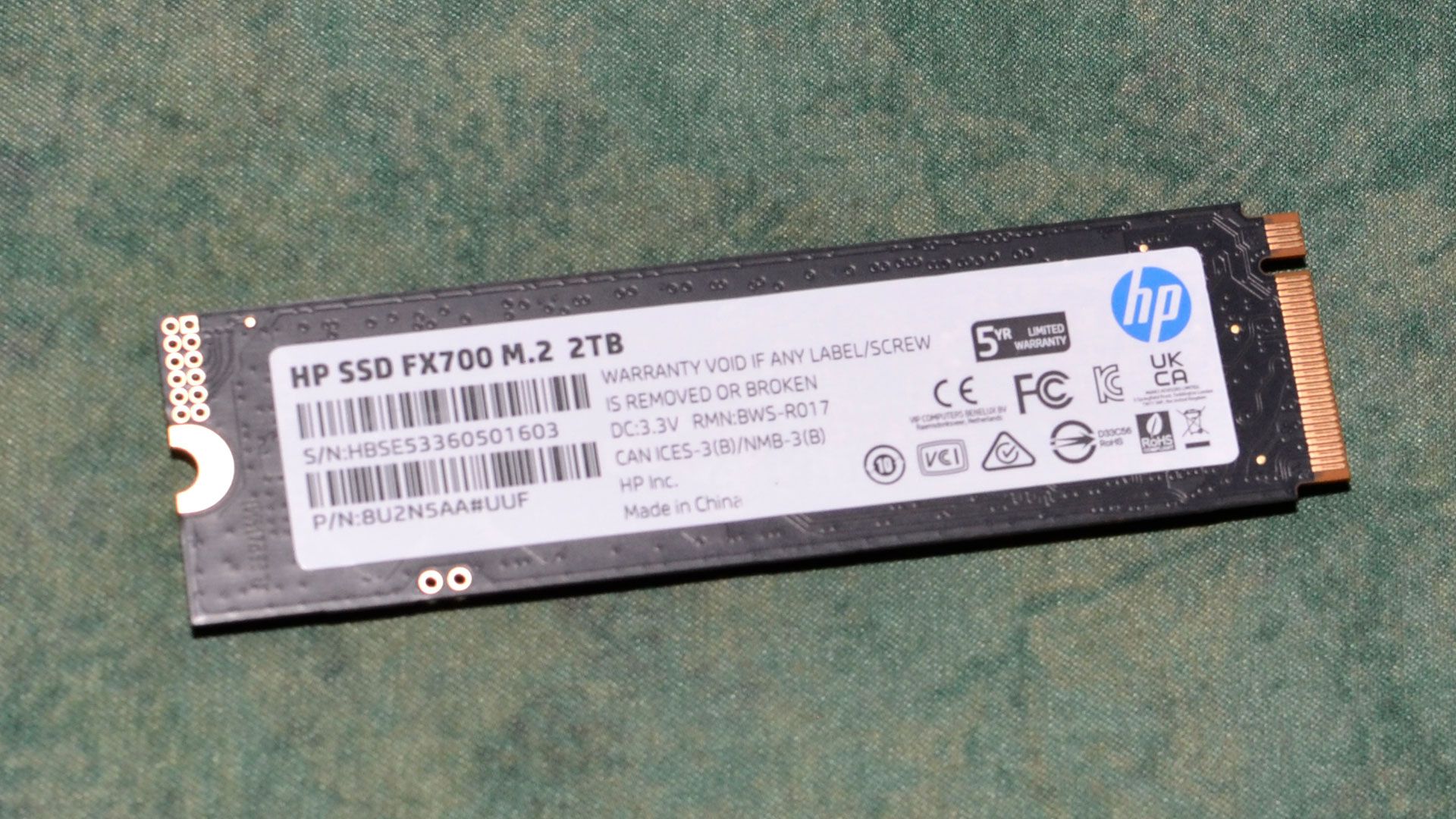 HP FX700 2Tb SSD