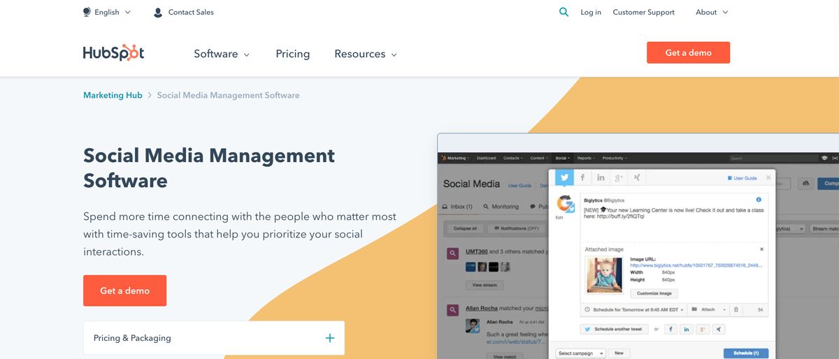 Hubspot Social Media Management
