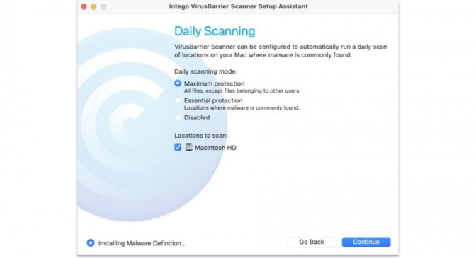 Intego Virusbarrier Scanner