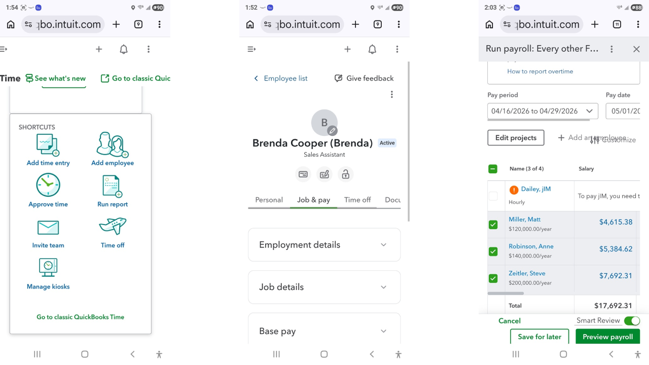 Intuit QuickBooks Workforce